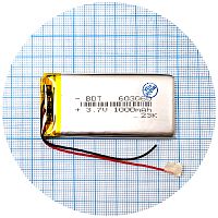 Акумулятор універсальний 603060 62 х 30 х 6 мм мм 1000 mAh 3.7V