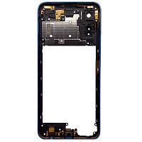 Рамка корпусу Tecno Spark 9 Pro (синя без скла камери)