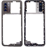 Рамка корпусу Nokia G42 (сіра без скла камери)