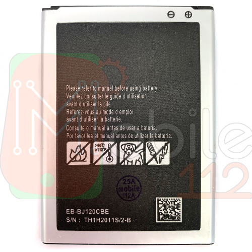 Акумулятор Samsung EB-BJ120CBE оригінал Китай Galaxy J1 J120H 2050mAh