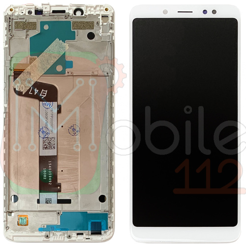 Дисплей Xiaomi Redmi Note 5, Redmi Note 5 Pro m1803e7sg з тачскріном (білий оригінал Китай із рамкою)