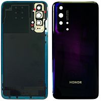 Задня кришка Huawei Honor 20 Pro YAL-L41 YAL-AL10 (Phantom Black Original New зі склом камери)