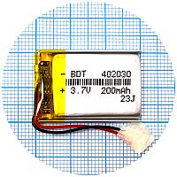 Акумулятор універсальний 402030 30 х 20 х 4 мм 200 mAh 3.7V