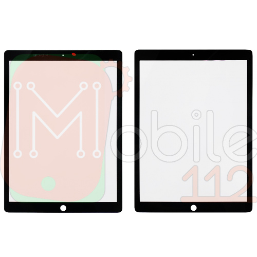 Скло дисплея Apple iPad Pro 12.9 2015 (чорне OCA Pro з плівкою)