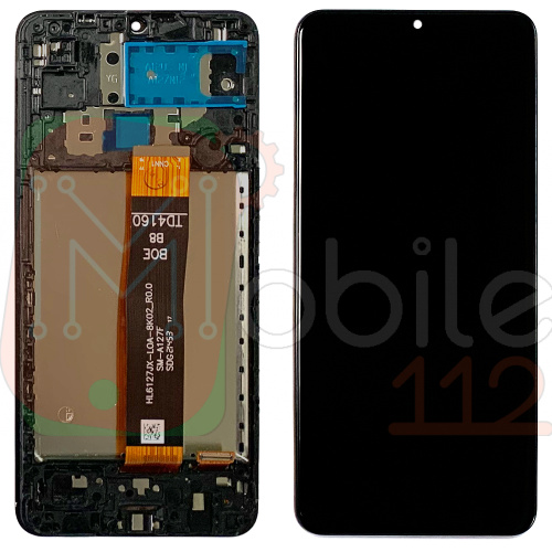Дисплей Samsung Galaxy A12s A127F, Galaxy A12 Nacho з тачскріном (SM-A127F HL6127-LO-8K02_R0.0 оригінал Китай з рамкою)
