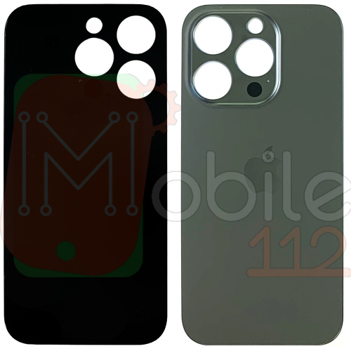 Задня кришка Apple iPhone 14 Pro (чорна AAAA з великим отвором)