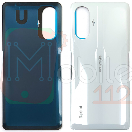 Задня кришка Xiaomi Redmi K40 Gaming (біла оригінал Китай)