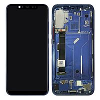 Дисплей Xiaomi Mi8 Mi 8 M1803E1A з тачскріном (OLED із синьою рамкою)