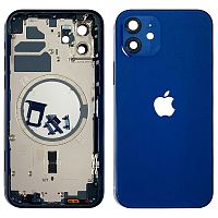 Корпус Apple iPhone 12 (синій оригінал Китай EU)