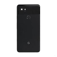 Задня кришка Google Pixel 2 (чорна оригінал Китай зі склом камери)