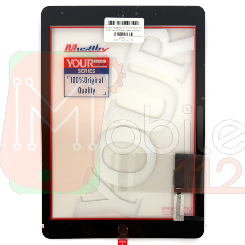 Тачскрін Apple iPad Air A1474, iPad 5 9.7 2017 (чорний Original Musttby повний з кнопкою)