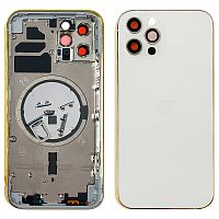 Корпус Apple iPhone 12 Pro (сріблястий оригінал Китай EU)