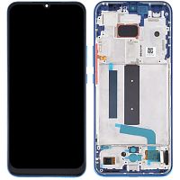 Дисплей Xiaomi Mi 10 Lite з тачскріном (OLED із синьою рамкою)
