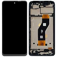 Дисплей Tecno Spark 20C BG7n з тачскріном і рамкою (оригінал Китай)