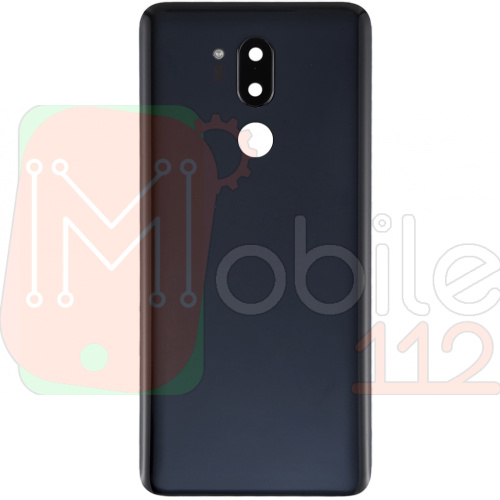 Задня кришка LG G7 ThinQ G710 (чорна оригінал Китай зі склом камери)