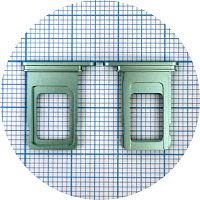 Тримач SIM карти Apple iPhone 11 (зелений на 1 SIM)