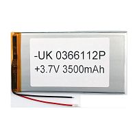 Акумулятор універсальний 0366112P 116 x 64 x 3 3500 mAh 3,7 V