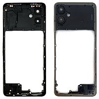 Рамка корпусу Samsung Galaxy A06 A065F (золотиста зі склом камери)
