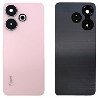 Задня кришка Xiaomi Redmi 13 (рожева оригінал Китай зі склом камери)