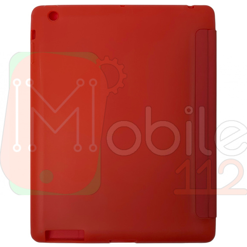Чохол книжка Apple iPad 2/3/4 без лого (червоний) фото 2