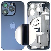 Корпус Apple iPhone 15 Pro у зборі (синій, Blue Titanium US без SIM)