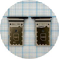 Тримач Sim картки Samsung Galaxy S21 FE 5G G990 (сірий на 2 SIM)