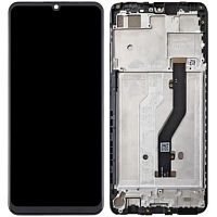 Дисплей ZTE Blade A72s з тачскріном та рамкою (AAAA)