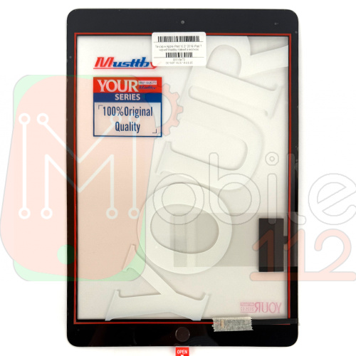 Тачскрін Apple iPad 10.2" 2019 iPad 7, iPad 10.2" 2020 iPad 8 (чорний Original Musttby повний з кнопкою)