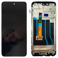 Дисплей Realme C55 RMX3710 з тачскріном і рамкою (AAAA)