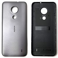 Задня кришка Nokia C21 TA-1356,TA-1352 (сіра оригінал Китай)