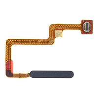 Шлейф Xiaomi Poco F4 з кнопкою включення та сканером відбитка пальця (чорний оригінал Китай)